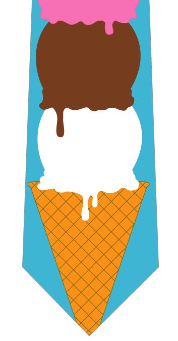 アイスクリームネクタイの写真